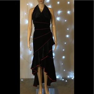 Beautiful soft black and red Spanish style gown